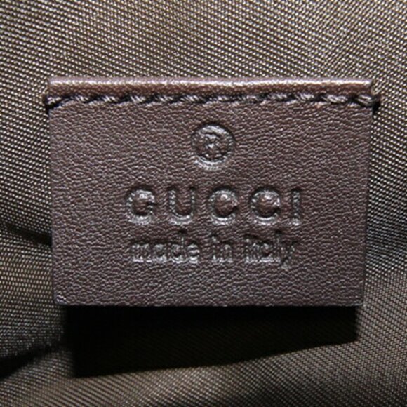 GUCCI Brown Leather Shoulder Bag - Picture 4 of 9